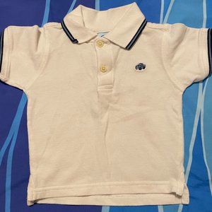 🔥6/$10🔥 Old Navy Toddler Boy Polo Shirt, 12-18 Months, White
